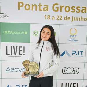 Squash: Fiorella Gatti, estrella ascendente, campeona en Brasil - Polideportivo - ABC Color