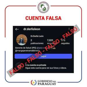 Aclaran que son falsos los perfiles en redes de gerente del IPS - Nacionales - ABC Color