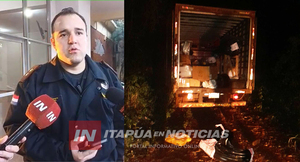 PIRAPÓ: CAMIÓN DE ENCOMIENDAS ES ASALTADO EN CAPITÁN MEZA 