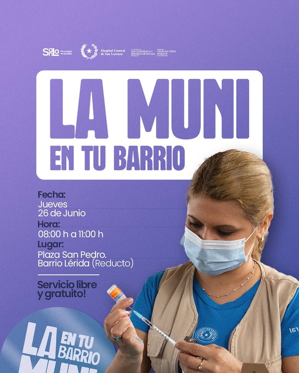 La Municipalidad de San Lorenzo acerca sus servicios al Barrio Lérida (Reducto) » San Lorenzo PY