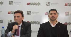 Nenecho recibió a Pereira en la municipalidad y cruzó a los medios: "No desvié ni un solo guaraní"