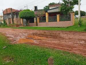 Vecinos de Carapeguá reclaman urgente reparación de calle - Nacionales - ABC Color