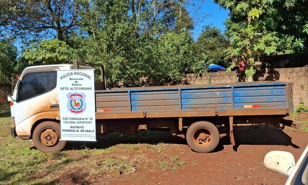 Incautan camión por falta de documentos y exposición al peligro