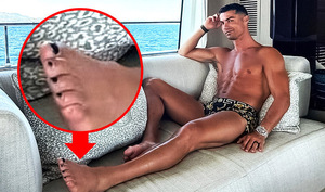 ¡Explicaron porquépa Cristiano Ronaldo se pinta las uñas de sus pies!