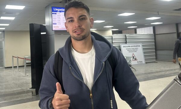 ¡Fabrizio Peralta ya llegó a Paraguay para volver a jugar en Cerro!