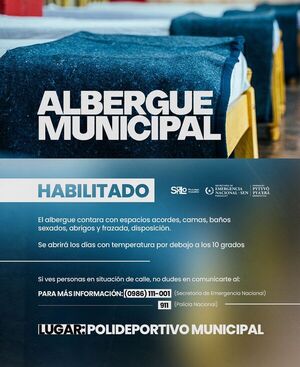 Vuelven a reabrir el albergue municipal - San Lorenzo Hoy
