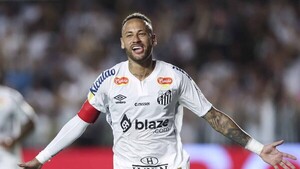 Neymar renueva con el Santos