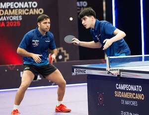 Tenis de mesa: Marcelo Aguirre y Santino Pastore aseguran medalla sudamericana - Polideportivo - ABC Color