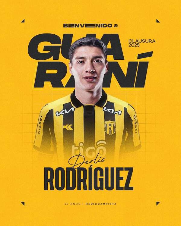 Guaraní: Derlis Rodríguez, primera oficializado - Fútbol - ABC Color