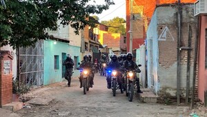 Incursión policial en la Chacarita en busca de líderes de bandas criminales