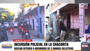 Operativo Dominatus: Buscan desbaratar grupos criminales juveniles en la Chacarita