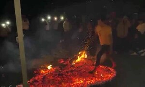 Fiesta de San Juan: Solitario devoto desafía las brasas en Puerto Casado – Prensa 5