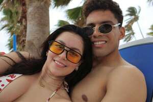 El albirrojo Diego Gómez y su novia, de vacaciones en Colombia - Gente - ABC Color