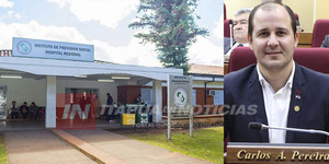 DIPUTADO CARLOS PEREIRA ALZA LA VOZ POR LA CRISIS EN IPS ENCARNACIÓN