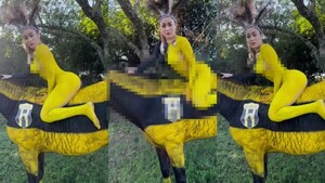 Hendy con la Madrina de Guaraní: Defensa Animal ya la investiga por maltrato