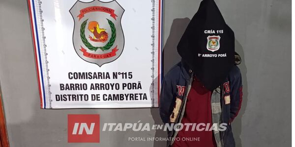 APREHENDEN A SUJETO CON PRISIÓN DOMICILIARIA TRAS HURTO