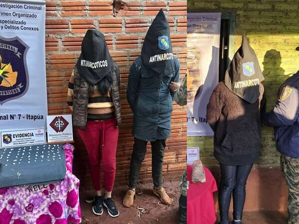 Tres detenidos en allanamientos antidrogas cerca de una escuela en Mayor Otaño - Policiales - ABC Color