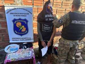 Allanan vivienda en Pilar y detienen a presunto microtraficante con dosis de crack - Policiales - ABC Color