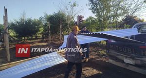 MUNICIPALIDAD DE NUEVA ALBORADA BRINDA APOYO A FAMILIA AFECTADA POR INCENDIO