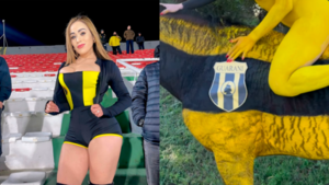 Defensa Animal investiga a modelo que pintó un caballo con los colores de Guaraní