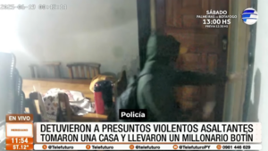 Detuvieron a presuntos violentos asaltantes