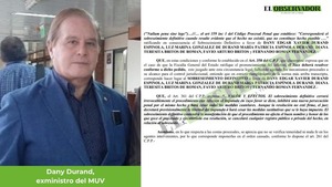 Sobreseen a Dany Durand en tres causas relacionadas a Mocipar, tras dos años de investigación sin resultados concluyentes - El Observador