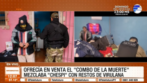 Capturan a hombre vendiendo "combo de la muerte" en San Lorenzo