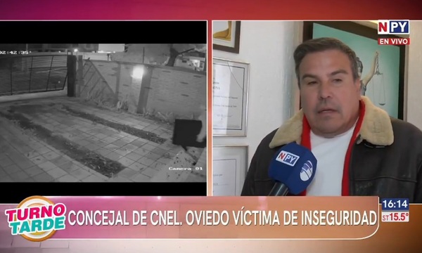 Delincuentes roban la vivienda del concejal de Coronel Oviedo Daniel Fleitas ¿en Lambaré? - OviedoPress