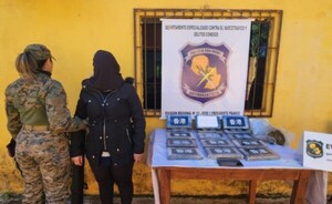Detienen a una mujer con más de 16 kilos de cocaína  
