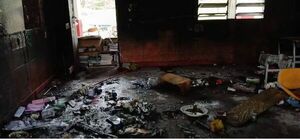 Un aula fue incendiado intencionalmente y 30 niños se quedaron sin clases presenciales