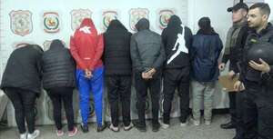 Operación Dominatus contra pandillas de la Chacarita deja nueve detenidos - Policiales - ABC Color