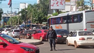 CDE: Recurren a la Policía Nacional y la Caminera para ordenar el tránsito