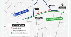 Diario HOY | Nuevos desvíos desde hoy por obras en Mariscal López