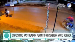 Dispositivo rastreador permitió recuperar moto robada