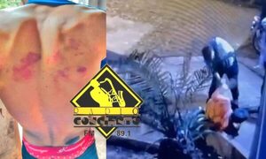 ¿»Justicia por mano propia»?, expolicía y su hijo golpean brutalmente a joven
