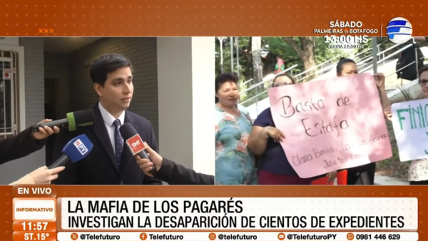 "Mafia de los pagarés": Investigan la desaparición de cientos expedientes