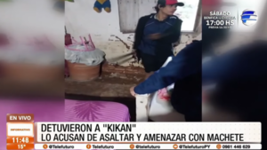 Detuvieron a "Kikán", adicto y presunto delincuente que aterrorizaba Guarambaré