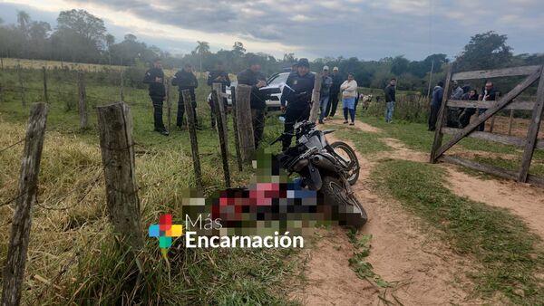 Sicarios asesinaron a motociclista sup. vinculado a crimen de una niña en San Pedro del Paraná