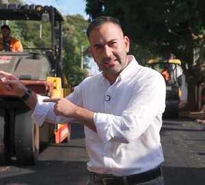 Salomón anuncia pavimentación asfáltica en calle Teniente Rodi - San Lorenzo Hoy