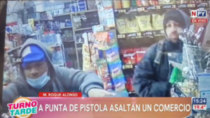 Video: Asaltan comercio en Mariano Roque Alonso a punta de pistola