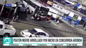 Un adulto mayor fallece tras ser arrollado por un ómnibus en el mercado 4
