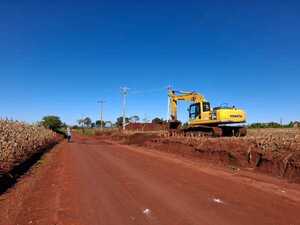 Comienza el esperado asfaltado del tramo O’Leary – San Cristóbal - La Clave