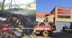 MUNICIPALIDAD DE NVA. ALBORADA INICIA OBRAS DE MEJORAMIENTO EN PUERTO PARAÍSO