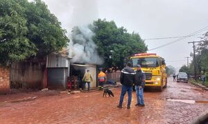 Despensa se incendia