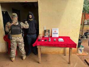 Senad detiene a un joven vinculado al microtráfico en Misiones - Policiales - ABC Color