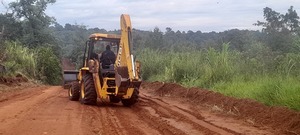 Municipalidad de Capitán Miranda interviene caminos rurales afectados por intensas lluvias