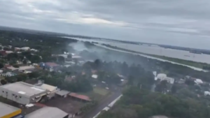 Suspendieron clases tras quema del "purete" en Saltos del Guairá