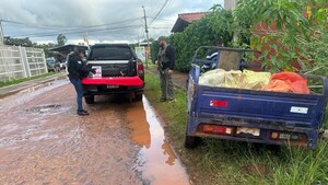 Abandonan motocarro con cocaína cerca de colegios en Concepción