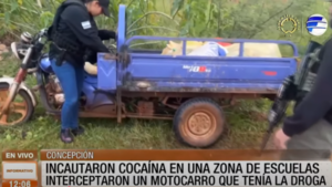 Incautan cocaína cerca de escuela en Concepción