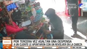 Por tercera vez asaltaron una despensa en Mariano Roque Alonso